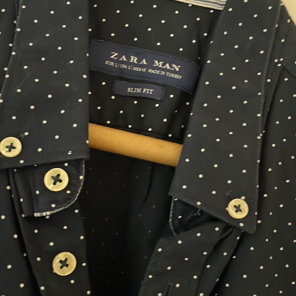 Zara men’s slim fit dress shirt